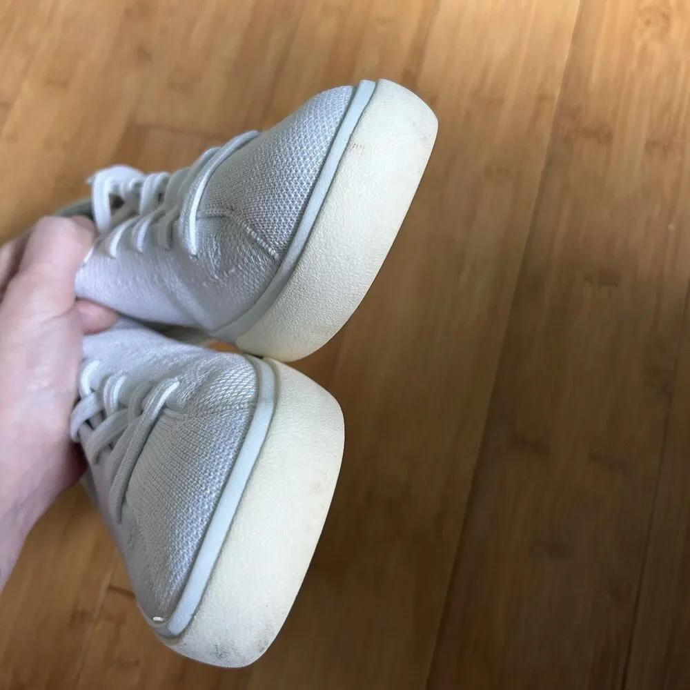 Rothy's The Lace Up Bright White Casual‎ Sneaker Womens 10.5 - Picture 9 of 15